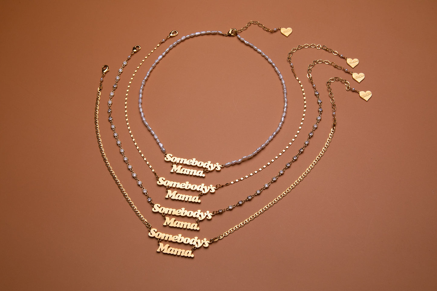 Mama Gold Nameplate