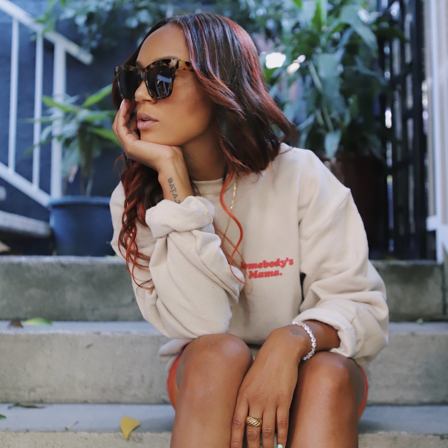 Au Naturel Crew Neck Sweater