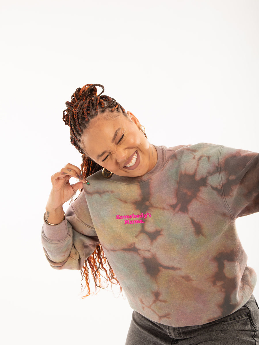 Mama tie dye online sweatshirt