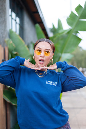 Homegirl Energy Crew Neck - DENIM