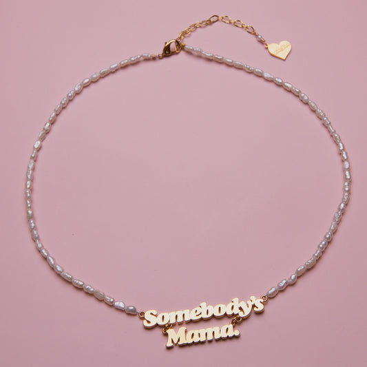 Mama Gold Nameplate