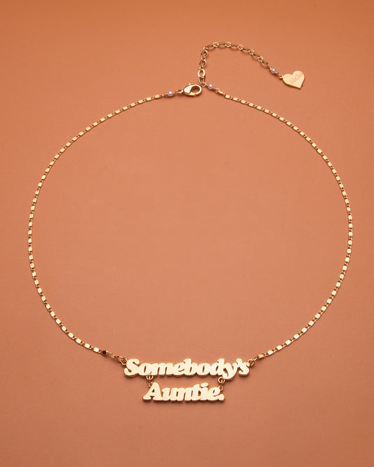 Auntie Nameplate