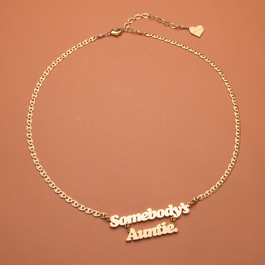 Auntie Nameplate
